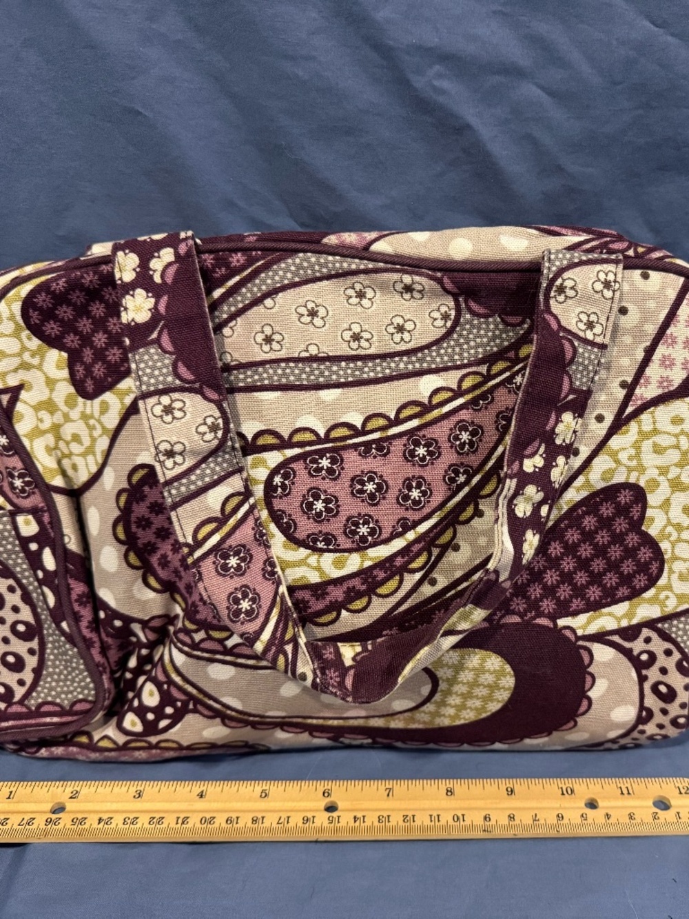 Thirty One Toiletry Bag Purple Paisley